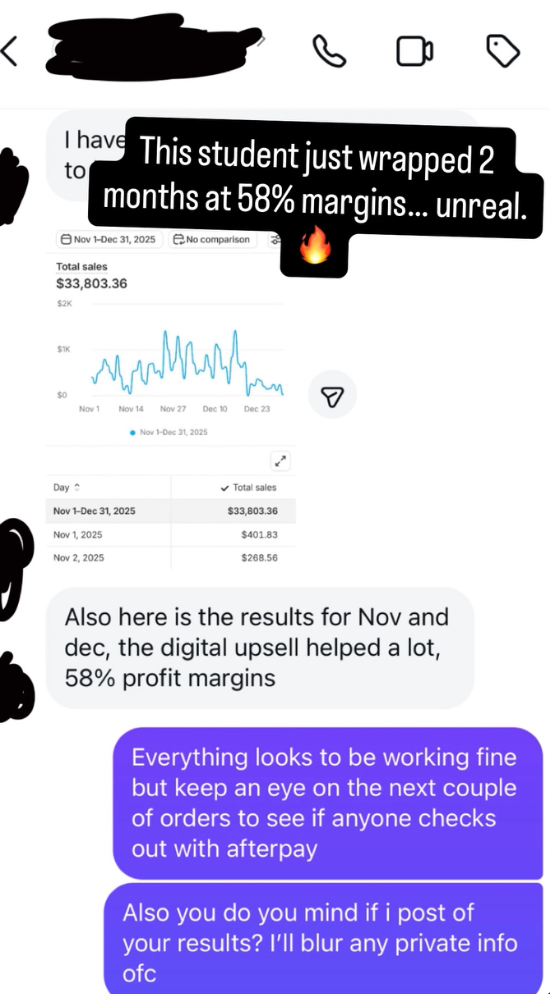 Client testimonial